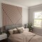 Ekena Millwork 48H x 3/8T Adjustable Wood Slat Wall Panel Kit w/ 3W Slats, Walnut contains 15 Slats SWW60X48X0375WA - alternate 3